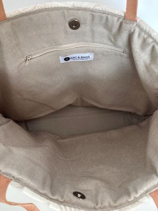 Bolso SAC & BAGS Lona Estampado Hojas CB