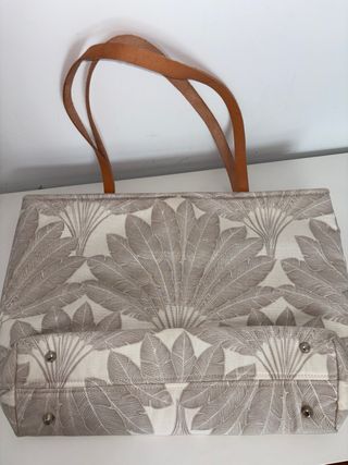 Bolso SAC & BAGS Lona Estampado Hojas CB