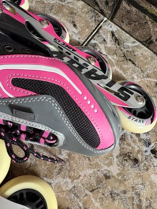 Patines STARK Talla 35-38 Rosa/Gris