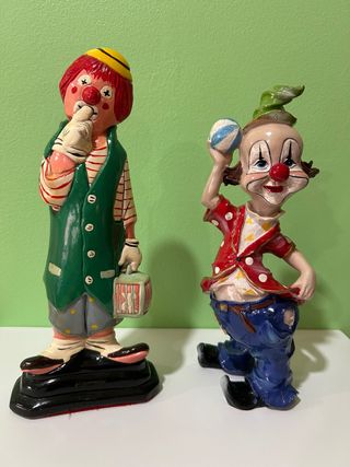 Figuras decorativas Pareja de payasos