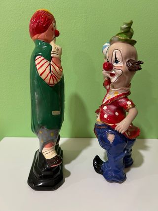 Figuras decorativas Pareja de payasos