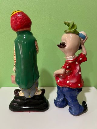 Figuras decorativas Pareja de payasos