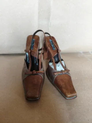 Scarpe Avantgarde donna tacco marroni