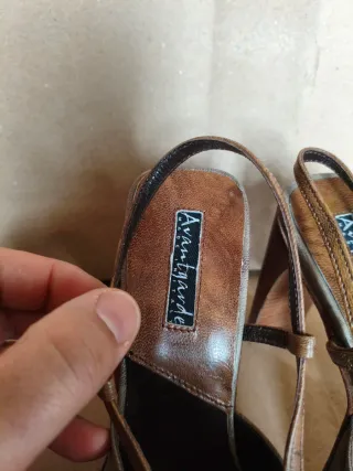 Scarpe Avantgarde donna tacco marroni