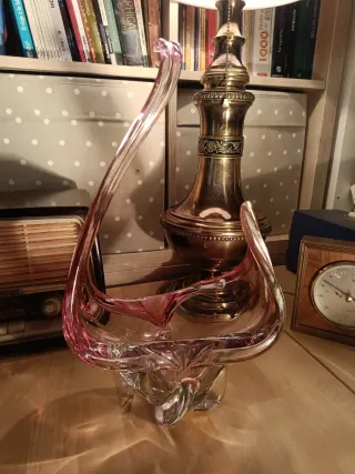 Centro de mesa de cristal Murano