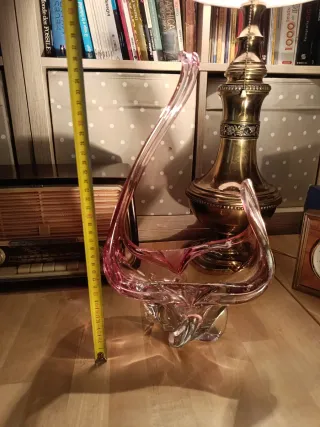 Centro de mesa de cristal Murano