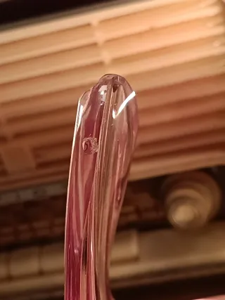 Centro de mesa de cristal Murano