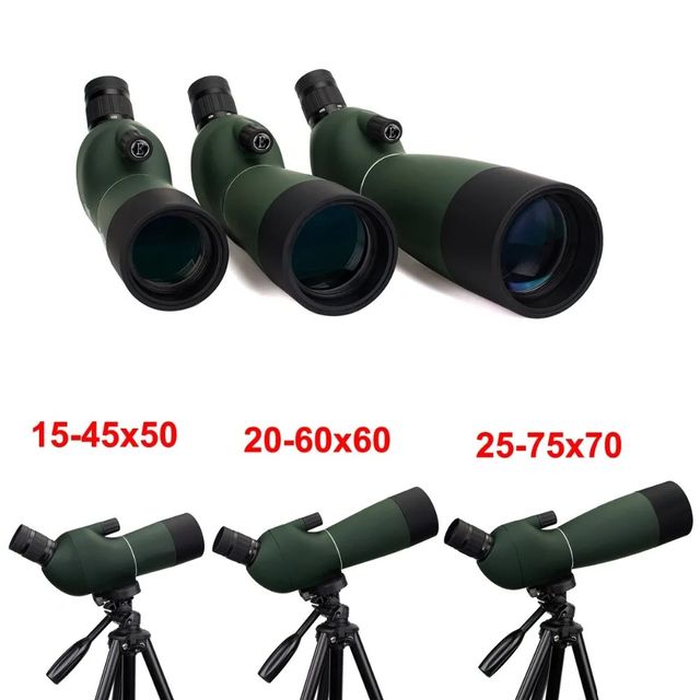 Telescopio SV28 25–75x70 Verde con Adaptador