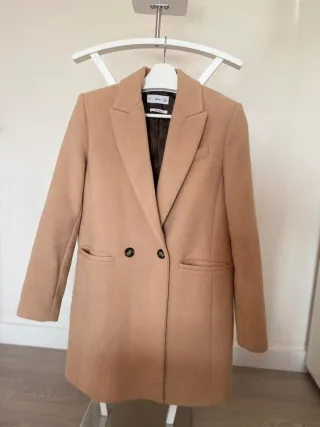 Abrigo Lana Mango Talla S