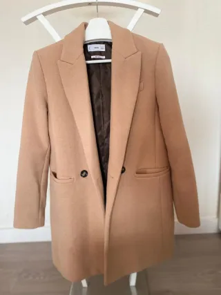 Abrigo Lana Mango Talla S