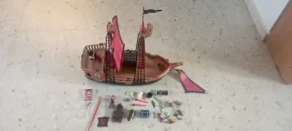 Barco Pirata Playmobil con Accesorios