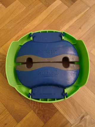 Adaptador Orinal Portátil Verde y Azul