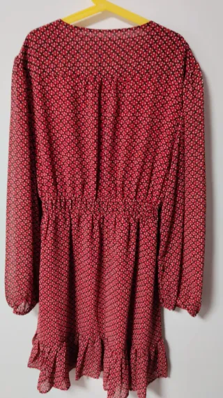 Vestido Pepe Jeans estampado floral rojo