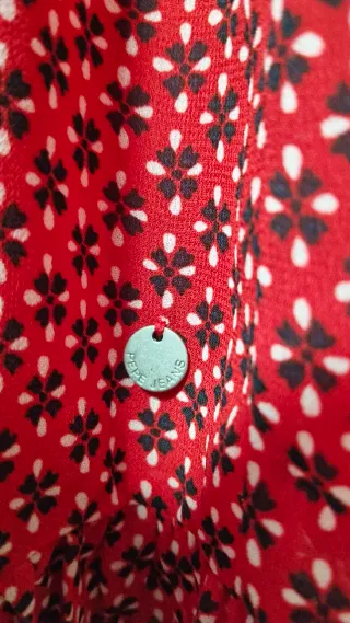 Vestido Pepe Jeans estampado floral rojo