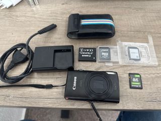 Canon IXUS 172 HD + batería, cargador, funda y tar