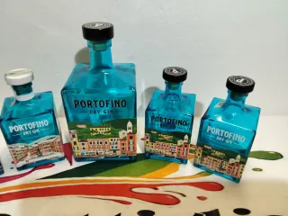 Set 5 Bottiglie Vuote Portofino diversi tipi Dry G
