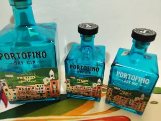 Set 5 Bottiglie Vuote Portofino diversi tipi Dry G