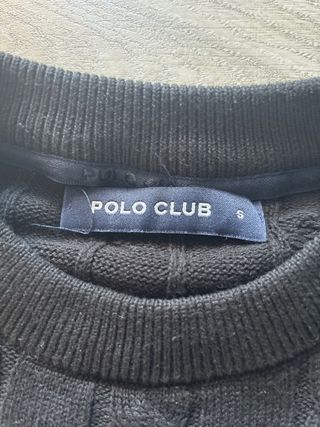 Jersey Polo Club Negro talla S
