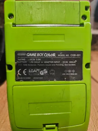 Nintendo Game Boy Color Verde