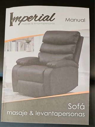 Sillón Masajes Imperial Vida Levanta Personas