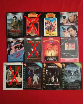 DVD Películas cine español a 1€ unidad