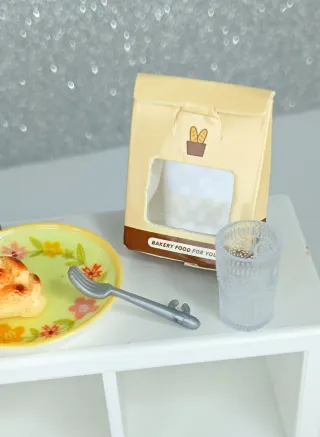 Set Desayuno Barbie Miniatura