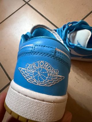 Scarpe Nike Air Jordan 1 Low Azzurro Bianco
