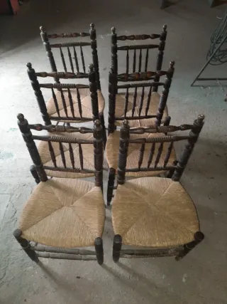 6 Sillas Antiguas de Anea