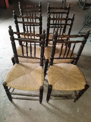 6 Sillas Antiguas de Anea