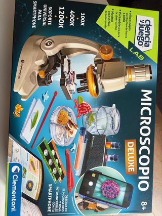 Microscopio Clementoni Deluxe 1200X