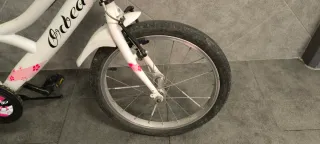 Bicicleta Orbea Jasmine 18 niña blanca/rosa