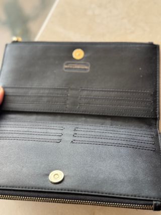 Cartera Trussardi Jeans Negra y Blanca