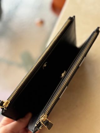 Cartera Trussardi Jeans Negra y Blanca