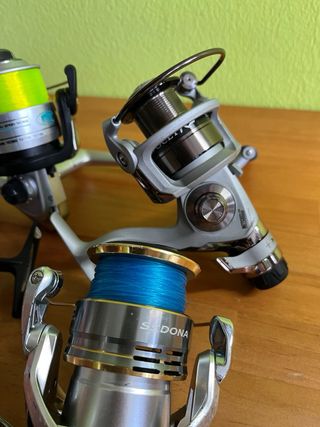 4 carretes de pesca Mitchell, Daiwa, Jade, Vigor