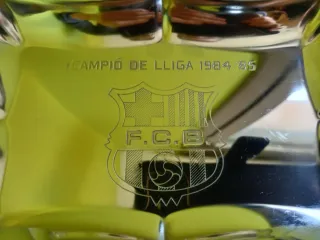 Bandeja FC Barcelona Alpaca Campeón Liga 84/85