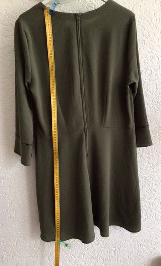 Vestito verde oliva taglia M