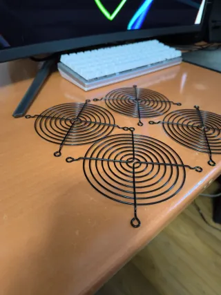 4 Rejillas Protectoras Ventilador 120mm