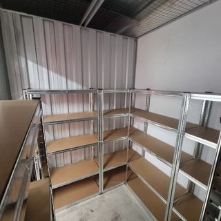 Conjunto 3 Estanterías Metálicas Trastero/ Almacen