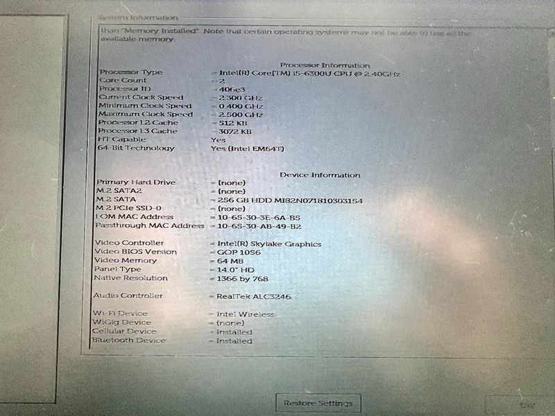 Dell Latitude 5480 Laptop Ordenador portátil afbeelding 7