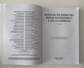 Manual de Derecho Penal Económico y de la Empre...