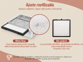 Aspirador Uñas Profesional