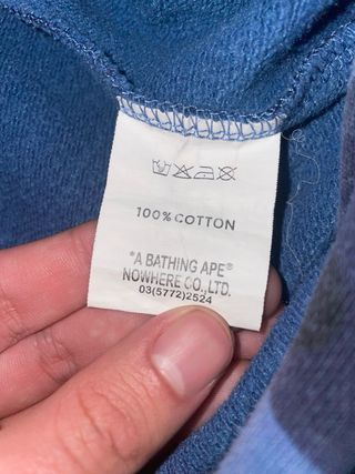 Chaqueta BAPE Camuflaje Azul Tiburón