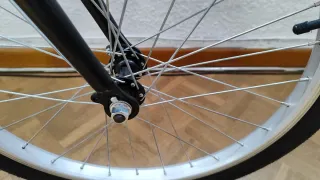 Bicicleta Plegable Negra