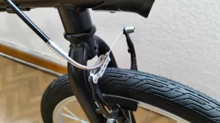 Bicicleta Plegable Negra