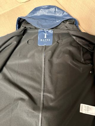 Chubasquero Rains azul unisex