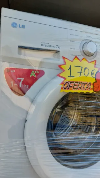 Lavadora LG DirectDrive 7kg con garantia