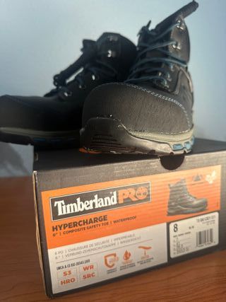 Botas Timberland Pro Hypercharge Negras/Azules