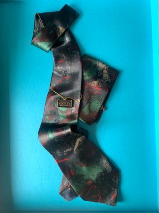 Corbata con pañuelo a juego seda natural