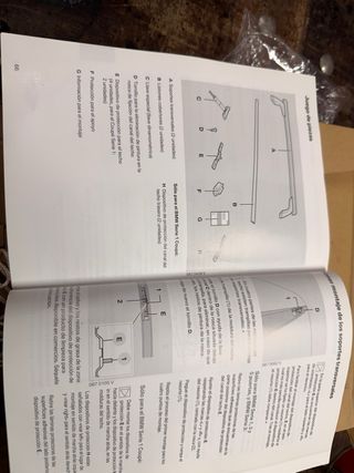 Barras de techo para 2 bicis BMW