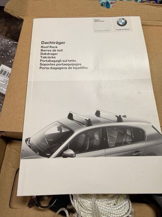 Barras de techo para 2 bicis BMW